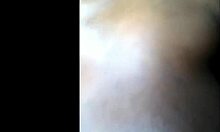 her huge natural tits bounce softly as this curvy brunette pregnant neighbor poses seductively in homemade clips