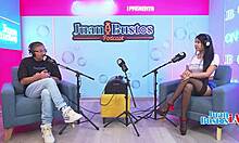 how busty latina mayaofi rides fuck machine to cameraman facial?