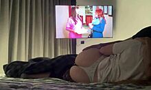Movie night with best friend turns into creampie riding and pussy licking we always dreamed of
