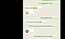 Mi novia prueba la leche y me dice que le encanta en web chat caliente
