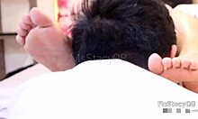 18yo college gf rides cowgirl moans intimate missionary perfect body cumshot boyfriend 😍