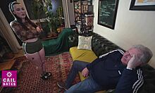 grandpa blackmails babysitter into face fucking creampie facial cumshot 😈 trailer
