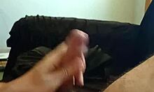Woke Up Horny Jerking Massive Cock Moaning to Bedroom Orgasm Explosion Today!