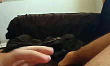 Woke Up Horny Jerking Massive Cock Moaning to Bedroom Orgasm Explosion Today!