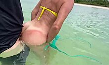 public outdoor anal creampie shocks her with monster cock deep