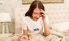 Stephanie Moon, innocent face hides her wet pussy fingering urge!