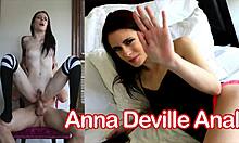 i wake up craving anna deville's tight tattooed ass for morning anal pounding