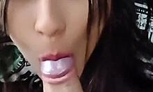 voluptuous asian beauty with huge tits surrenders to intimate toy play seduction