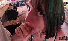 Abandoned building fuck with dreadlock latina babe wet pussy licked then pounded outdoors