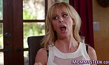 Lesbian milf babe scissoring tribbing mother-in-law taboo first time!