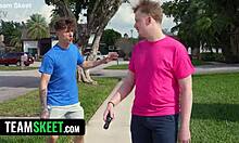 naive stepsisters cornered in public toilet by rough black neighbors gangbang