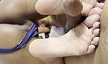 Sri Lankan Indian Mix Cowgirl Rides Cock with Creampie Inside Pussy