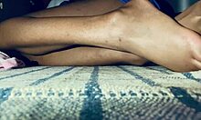 Check out this sexy petite latina's teasing toes and ass