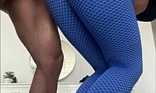Coach's cock throbs seeing my big ass squeezed in tight leggings during yoga workout