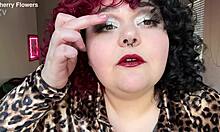 Can you handle this curvy BBW goth girlfriend shaking her huge ass on your cock first date?!