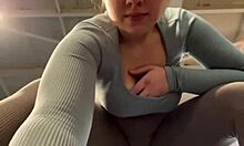 Watch This Big Tits Teen Finger Pussy to Orgasm Then Fuck Hard in Gym Workout!