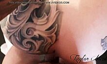 taylor nicole spreads wet pussy for close-up creampie fill