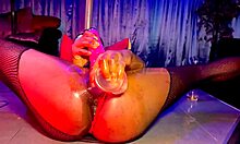 School crush stripper surprises with lapdance turning into full club drilling session