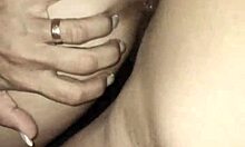 Hot Wife Assfucks in See-Through Lingerie!