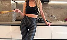 russian stepmom sneaks around with stepson while husband works