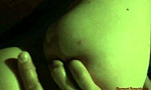 horny brunette slurps monster cock deepthroats and swallows cum load