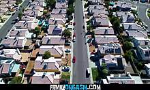 mom caters stepsons virgin girlfriend pussy licking in kitchen with sarah jessie amber summer