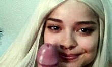 wellington loses control deepthroating hot witch's mouth in forbidden halloween blowjob