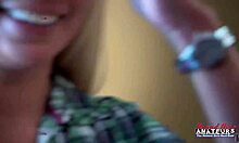Skinny Mature Blonde Montana Fingers Wet Pussy Then Sucks Throbbing Cock
