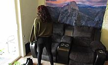 veggiebabyy slowly strips out of sweater and jeans teasing her small tits 🔥😉