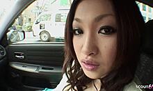 Older Stranger Picks Up Japanese Teen for Car Seduction Uncensored JAV