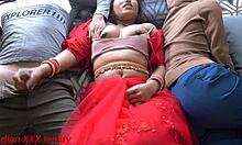 Intense Desi Step Mom Craves Tight Pussy Fuck with Stepson in Hindi Dirty Talk Massage