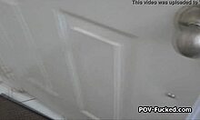 Perky Brunette Roommate Candidate Secretly Fucks Hard Dorm Discount Deal