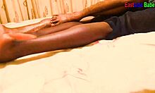 hotel cleaning lady bends over for customers' monster black cock creampie pounding