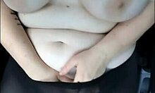 Stepmom's Burning Lust Makes Her Flash Tits and Ass in Moving Car!