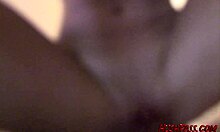 catalina white wrestles then drops it all for monster cock pounding cowgirl style in hotel