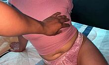 friend's girlfriend bends over wet pussy for my rough doggystyle pounding