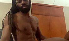 POUNDING THAT FAT EBONY ASS DOGGYSTYLE INTO THE BED!