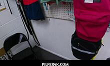 officer strips cute tiny virgin teen shoplifter then fucks to orgasm mazy myers