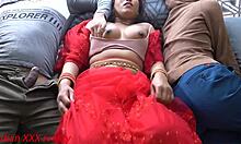 Intense Desi Step Mom Craves Tight Pussy Fuck with Stepson in Hindi Dirty Talk Massage
