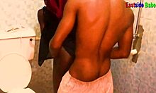 hotel cleaning lady bends over for customers' monster black cock creampie pounding