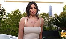 Laury's Heart Races Sharing Thick Cock with Horny Girlfriend