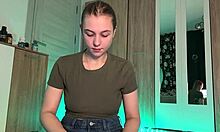 Mysterious teen shaves pussy squirts wildly with nipple clamps on