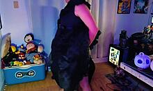 hotwife as merlina rides lover's cock in cosplay frenzy