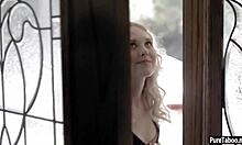 Hey little blonde, ready for older guy to pop your tiny virgin cherry?