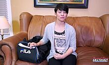 yo check petite brunette jae scott's pussy pounded deep cumshot swallow