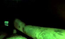 Hidden on Travel Bus I Jerk Off Huge Saggy Tits for Firegreen2 Pierced Nipples