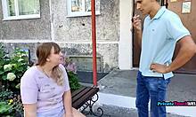 russian chubby pounded roughly deep by stranger on bed