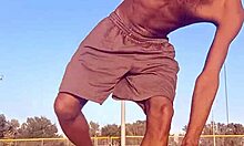 tasting the fresh outdoor air in beautiful scenic spot