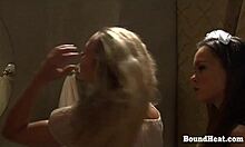 i got 3 silk outfits fer my bound sub slave lezdom!!