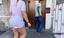 russian chubby pounded roughly deep by stranger on bed